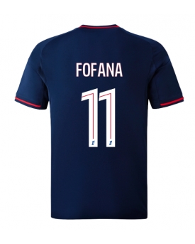 Olympique Lyonnais Malick Fofana #11 Maglia Gara Trasferta Repliche 2025-26 Maniche Corte